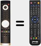 Replacement remote control for RC1063