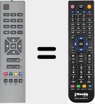 Ersatzfernbedienung f&uuml;r RC 1241 (08000923)