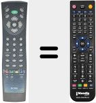 Replacement remote control for RC200