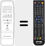 Replacement remote control for RC204