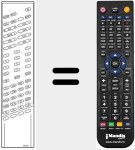 Ersatzfernbedienung für RC3001
