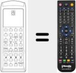 Ersatzfernbedienung f&uuml;r RC45