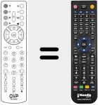 Replacement remote control for RC5219