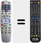 Replacement remote control for RC 5R