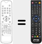 Replacement remote control for RC613311