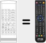 Replacement remote control for RC70