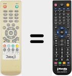 Replacement remote control for REMCON1295