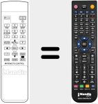 Replacement remote control for REMCON1082