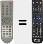 Replacement remote control for REMCON972