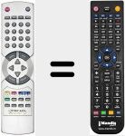 Ersatzfernbedienung f&uuml;r REMCON1360