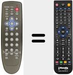 Replacement remote control for REMCON775