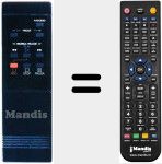 Replacement remote control for REMCON497