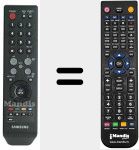 Replacement remote control for AA5900399A