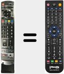 Replacement remote control for REMCON788