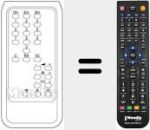 Replacement remote control for REMCON919