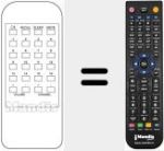 Ersatzfernbedienung für REMCON1339