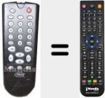 Ersatzfernbedienung für 9162002 (RC17)