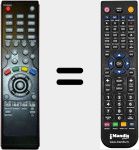 Replacement remote control for SD3700