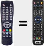 Replacement remote control for REMCON491