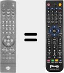 Replacement remote control for PVR5950-R