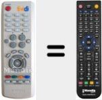 Replacement remote control for MF5900292A