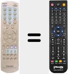 Replacement remote control for RC 867