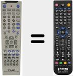 Replacement remote control for RC 921