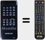 Ersatzfernbedienung für RC423