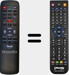 Replacement remote control for DS52RC