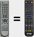 Replacement remote control for DVT1901