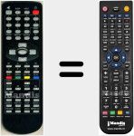 Ersatzfernbedienung f&uuml;r LDVD1535