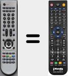 Replacement remote control for X81000307