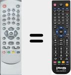 Replacement remote control for FF51