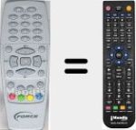 Ersatzfernbedienung f&uuml;r 320T