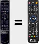 Replacement remote control for RCU 800