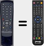 Ersatzfernbedienung f&uuml;r 040 via CI