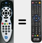 Ersatzfernbedienung für Nbox001