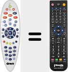 Replacement remote control for Ono002