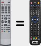 Replacement remote control for Opentel003