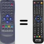 Replacement remote control for Orbitech004