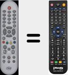 Replacement remote control for Pace002