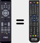 Ersatzfernbedienung für Pace009