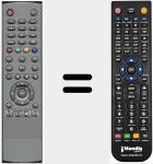 Ersatzfernbedienung f&uuml;r DSR DTR 9000 TWIN