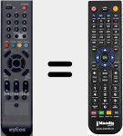 Replacement remote control for S3012-CIH