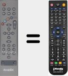 Ersatzfernbedienung für ALPHA3000PVR