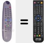 Ersatzfernbedienung f&uuml;r RC141 (5T1187F)