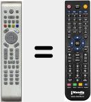 Replacement remote control for TM4901IDTV