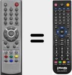 Replacement remote control for RC32CMS