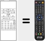 Replacement remote control for AV5605