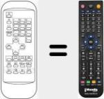 Replacement remote control for FX702
